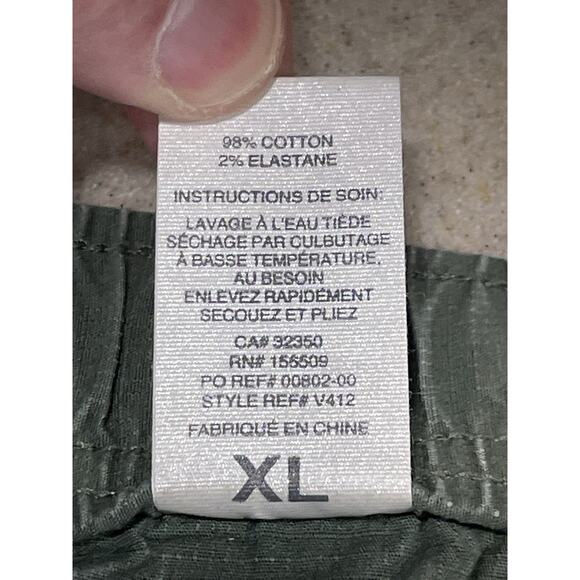 Vuori Ripstop Drawstring Jogger Pants Climbing Olive Green Men’s Size X-Large - Picture 13 of 16